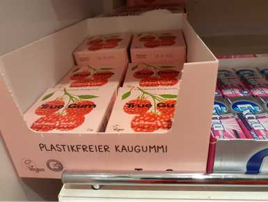 plastikfreier Kaugummi